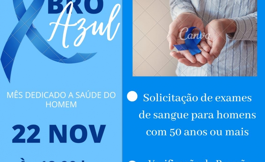 Novembro Azul - A Secretaria Municipal De  Saúde Promove Palestra Com O Médico Urol...